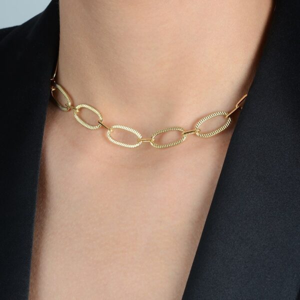 Chocker Dourada Cartier com Extensor - Imagem 2