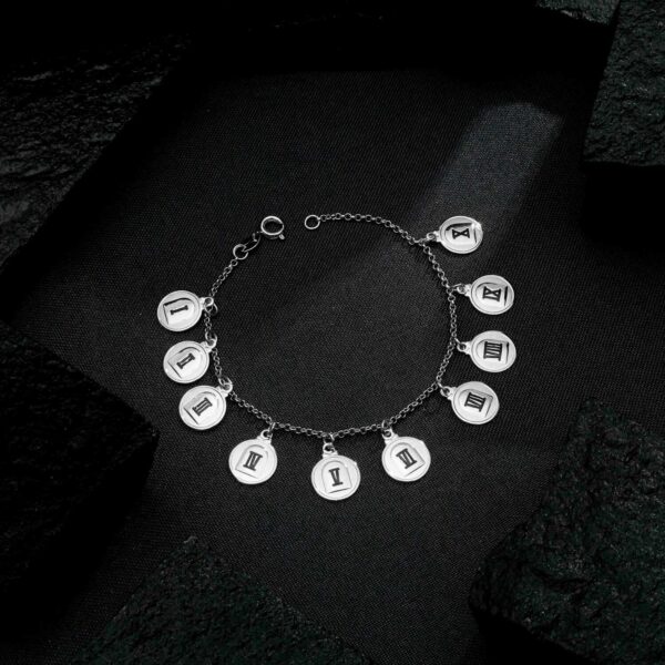 Pulseira Prateada 10 Dez Mandamentos - Imagem 3